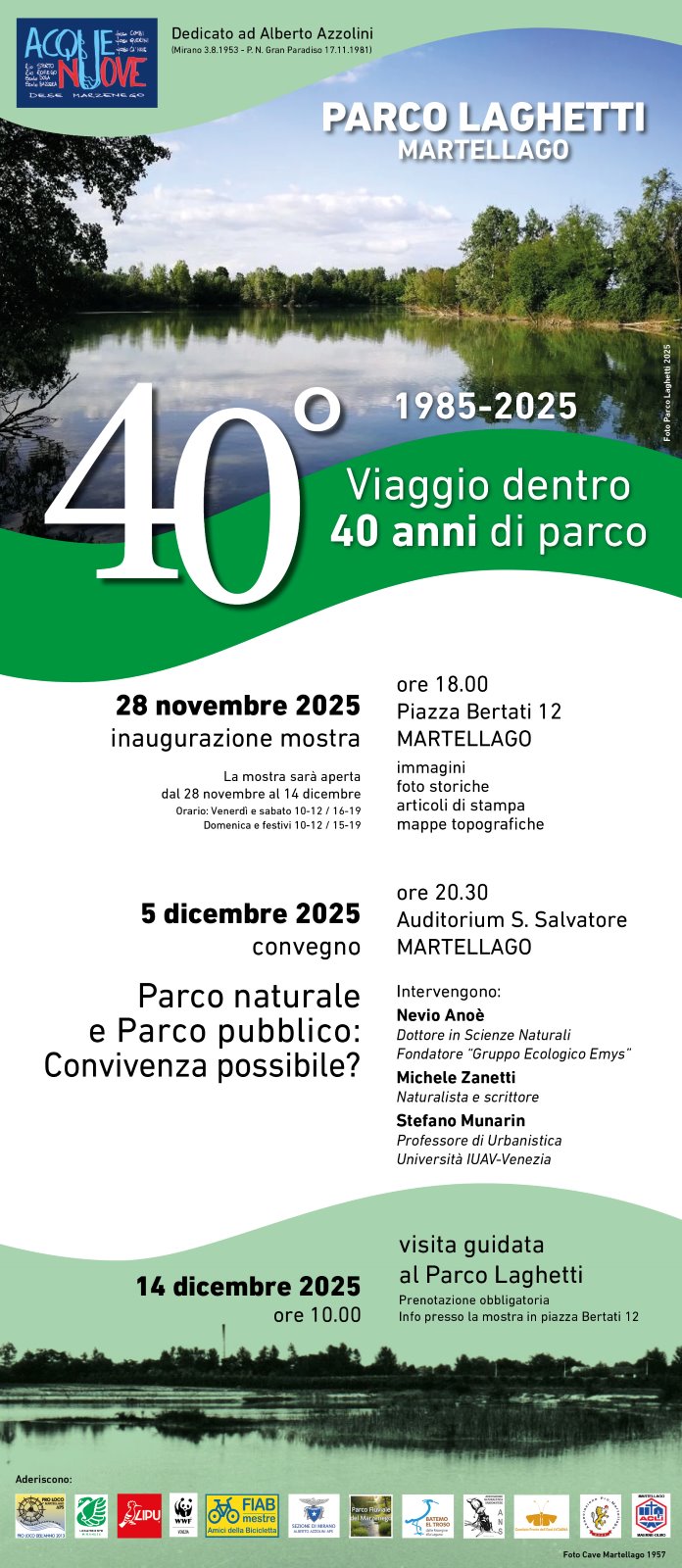 Locandinna Mostra Parco Laghetti